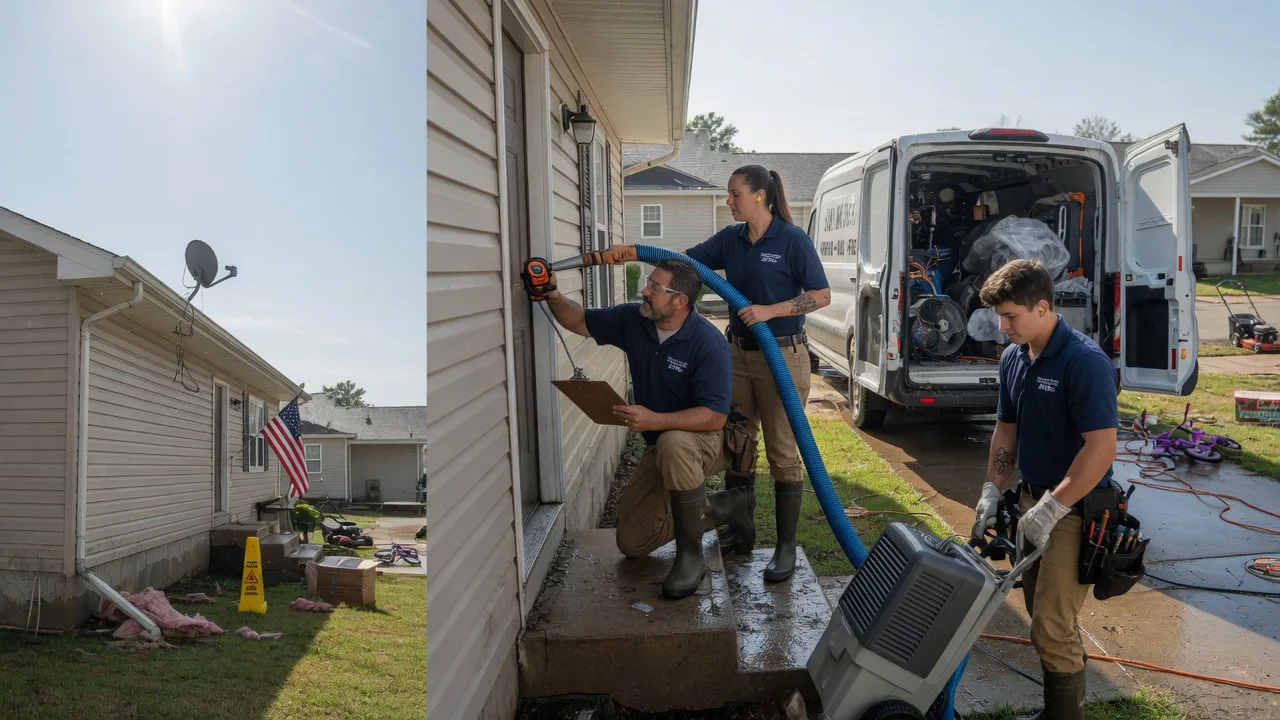 Ceiling Water Damage Restoration in Okeene, OK near me
